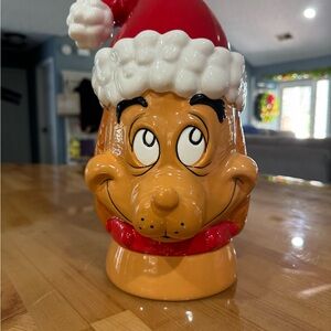 Williams Sonoma Grinch Max Cookie Jar